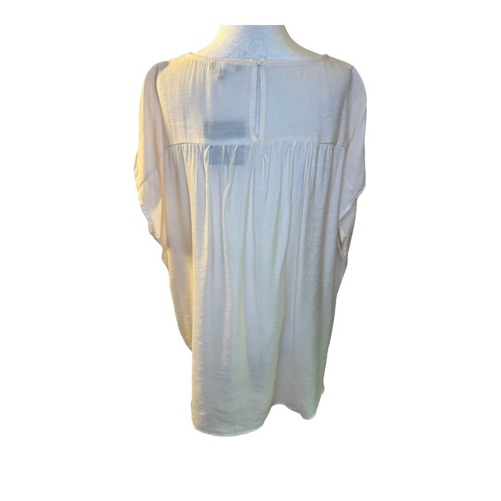 PLeione Champagne Blouse Top Dolman Sleeve Relaxed Fit New With Tags XL - Picture 3 of 8